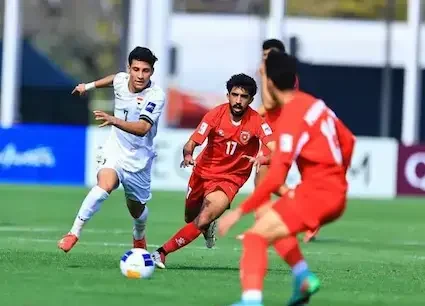 مباراة منتخب العراق الشباب ضد استراليا الشباب في ربع نهائي كأس آسيا للشباب