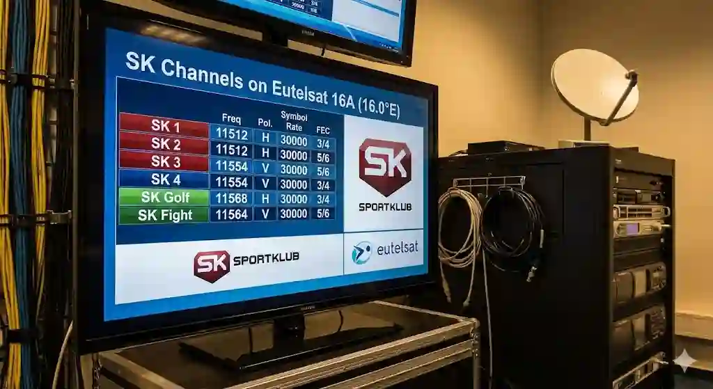 تردد قنوات sk على يوتلسات 16