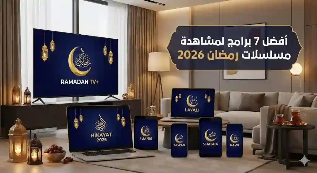 أقوى 7 برامج لمشاهدة مسلسلات رمضان 2026 للايفون والاندرويد